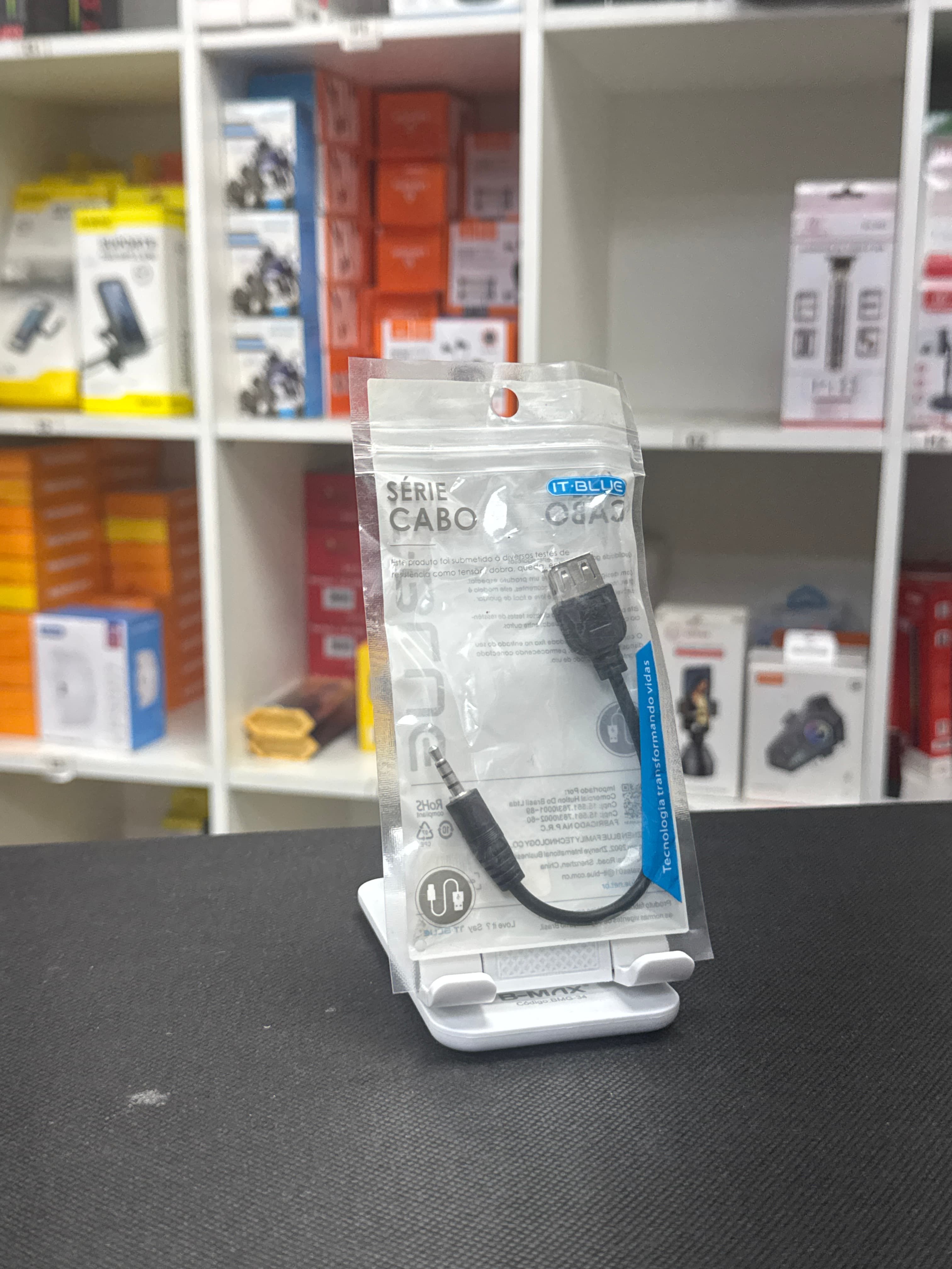 Cabo P2 USB Fêmea