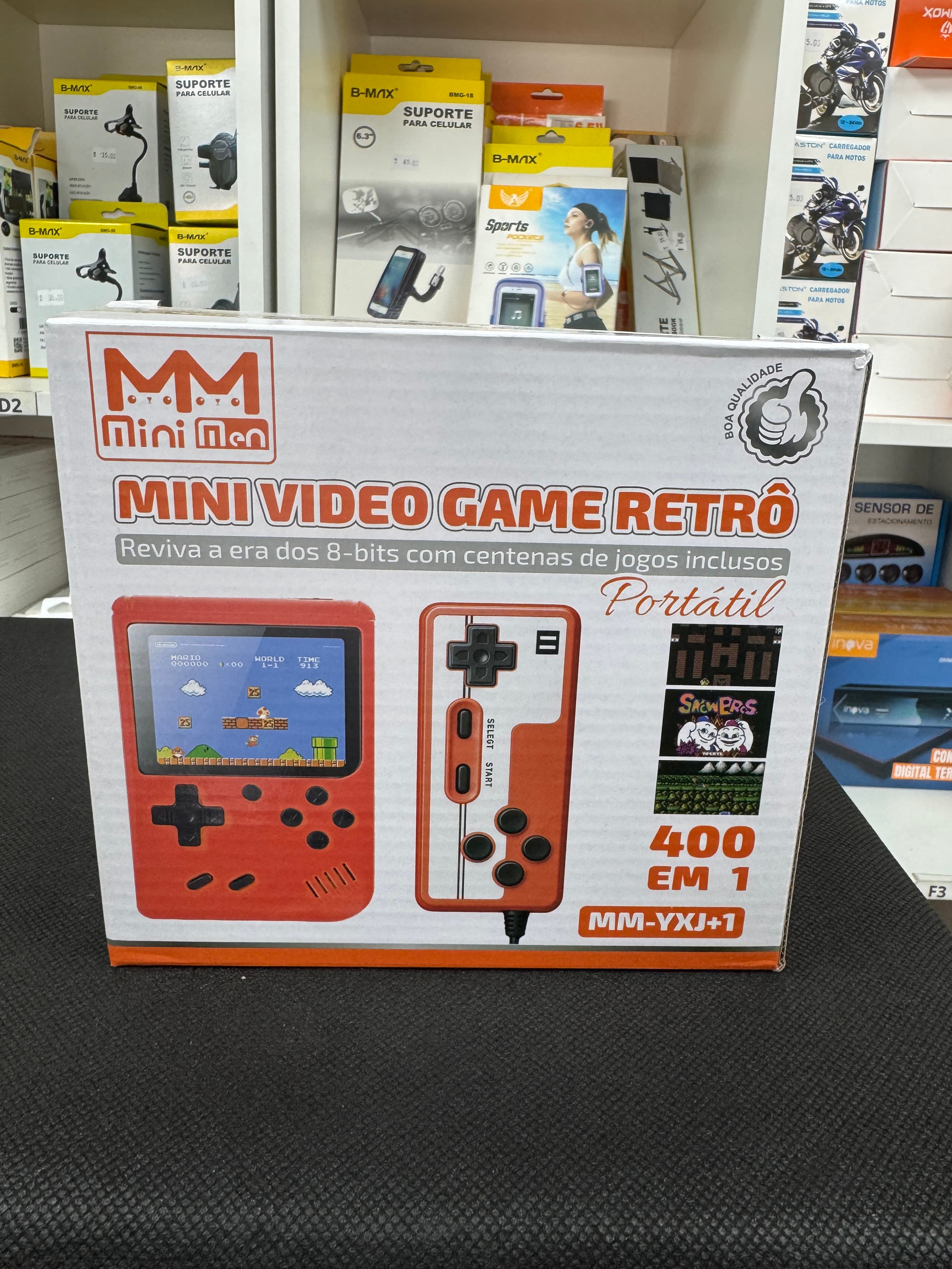 Mini vídeo game Retrô 400 em 1 - MM-YXJ+1