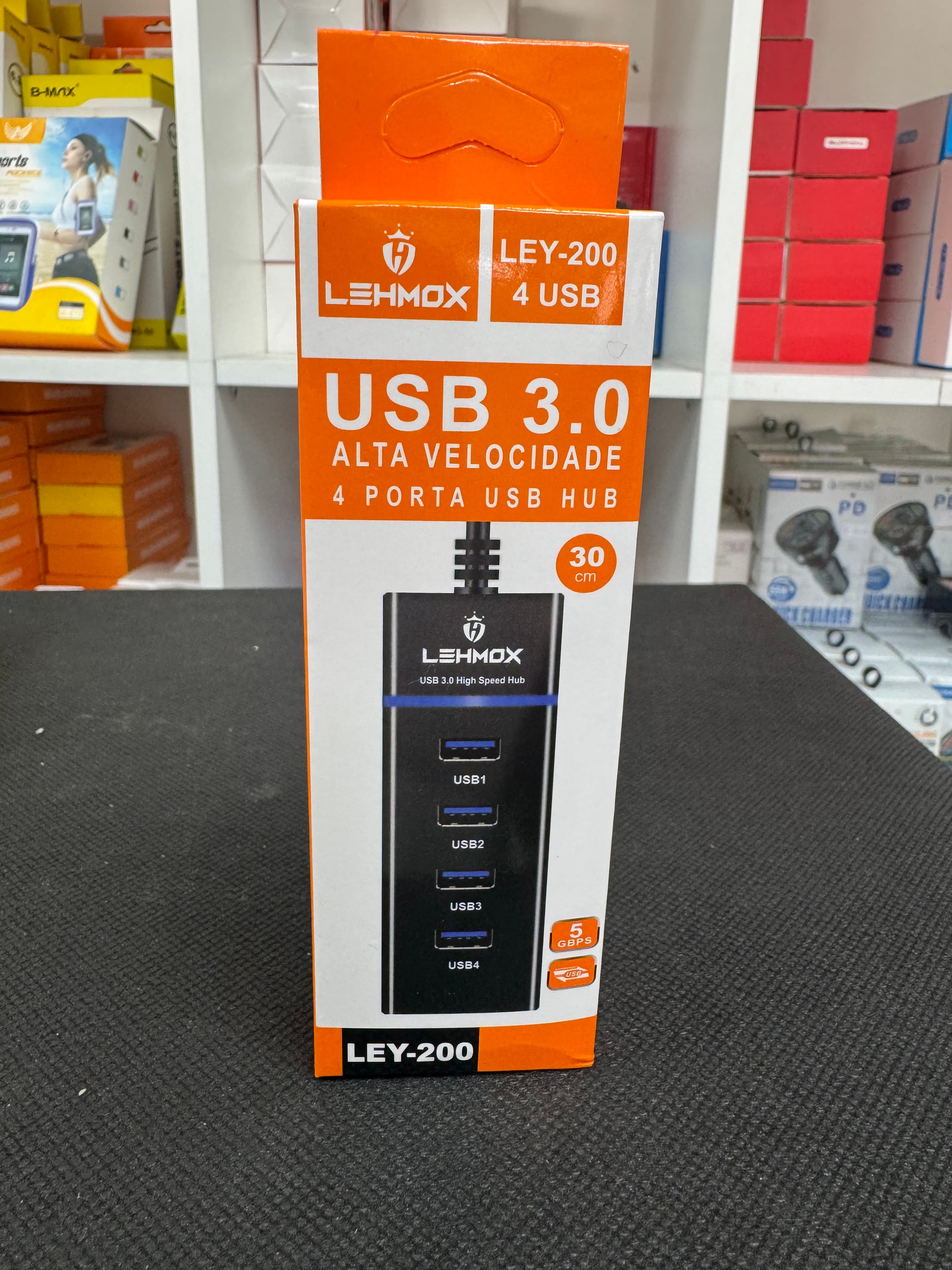 HUB USB 3.0 LEHMOX LEY-200