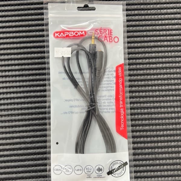 Cabo P2 femea para P2 macho KAP-V07 KAPBOM