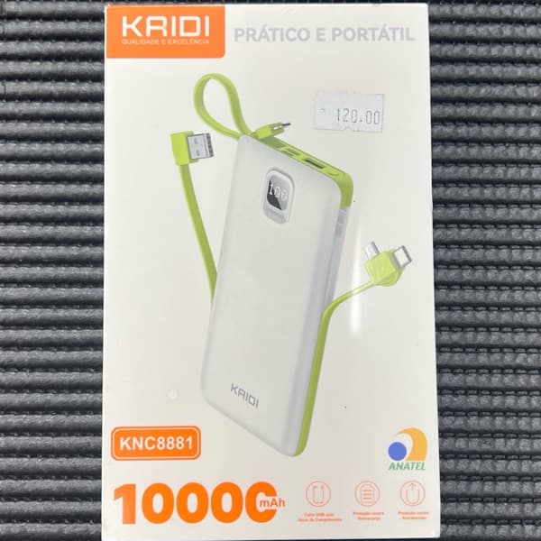 Carregador portátil 10000 mAh KNC8881 KAIDI