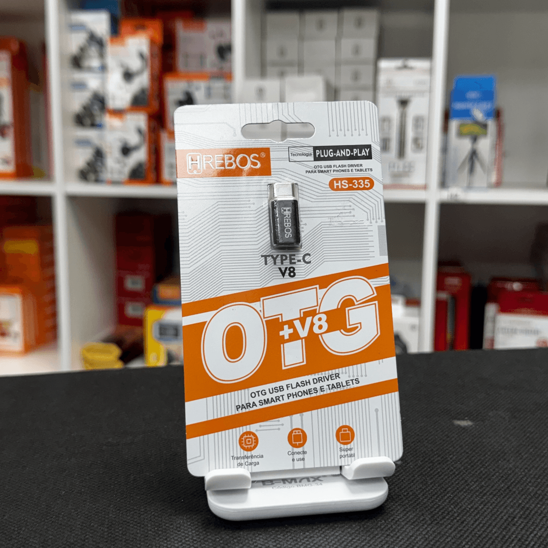 Adaptador V8 FEMEA para Tipo-C HS-335 HREBOS