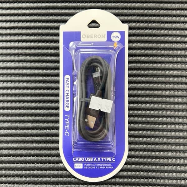 Cabo USB/Tipo-C 25W OR-CO16/C OBERON