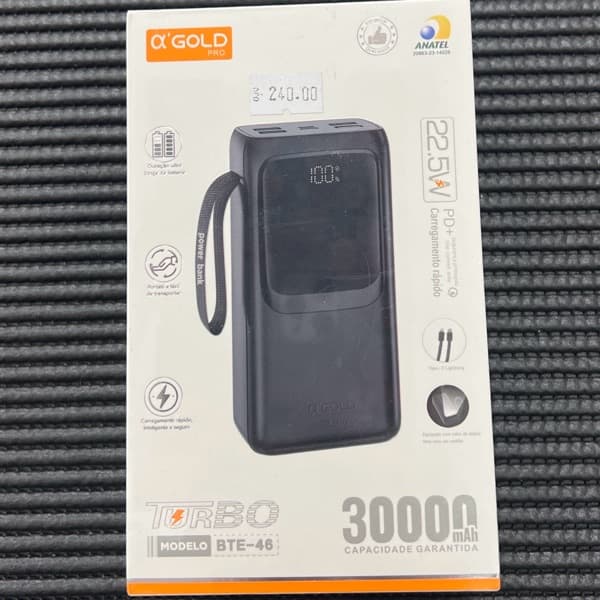 Carregador portatil 30000mah BTE-46 a'GOLD