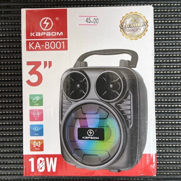 Caixa de som 10W KA-8001 KAPBOM