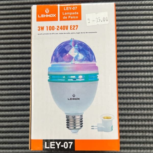 Lâmpada de Palco 3W 100-240V - LEHMOX - LEY-07
