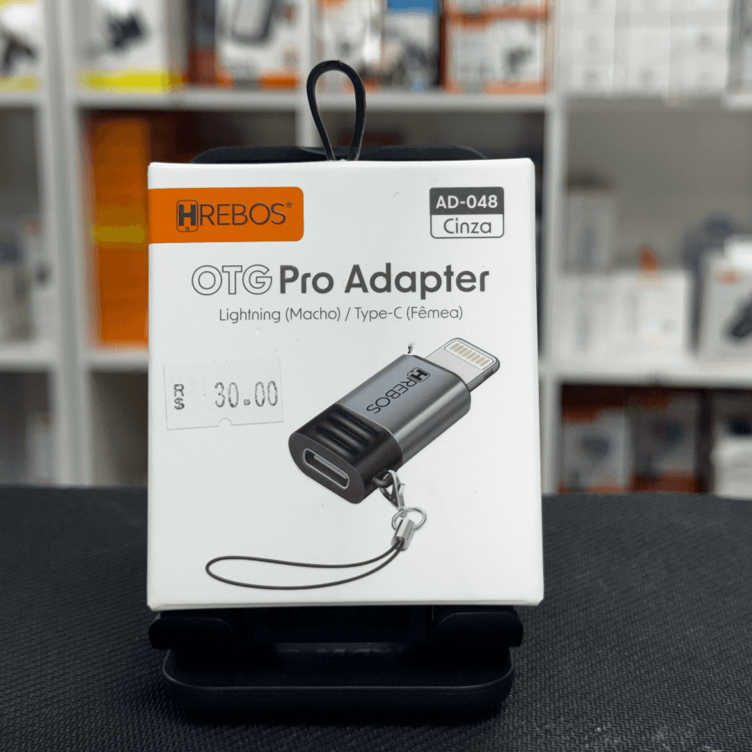 Adaptador OTG - IOS/TipoC HREBOS - AD-048
