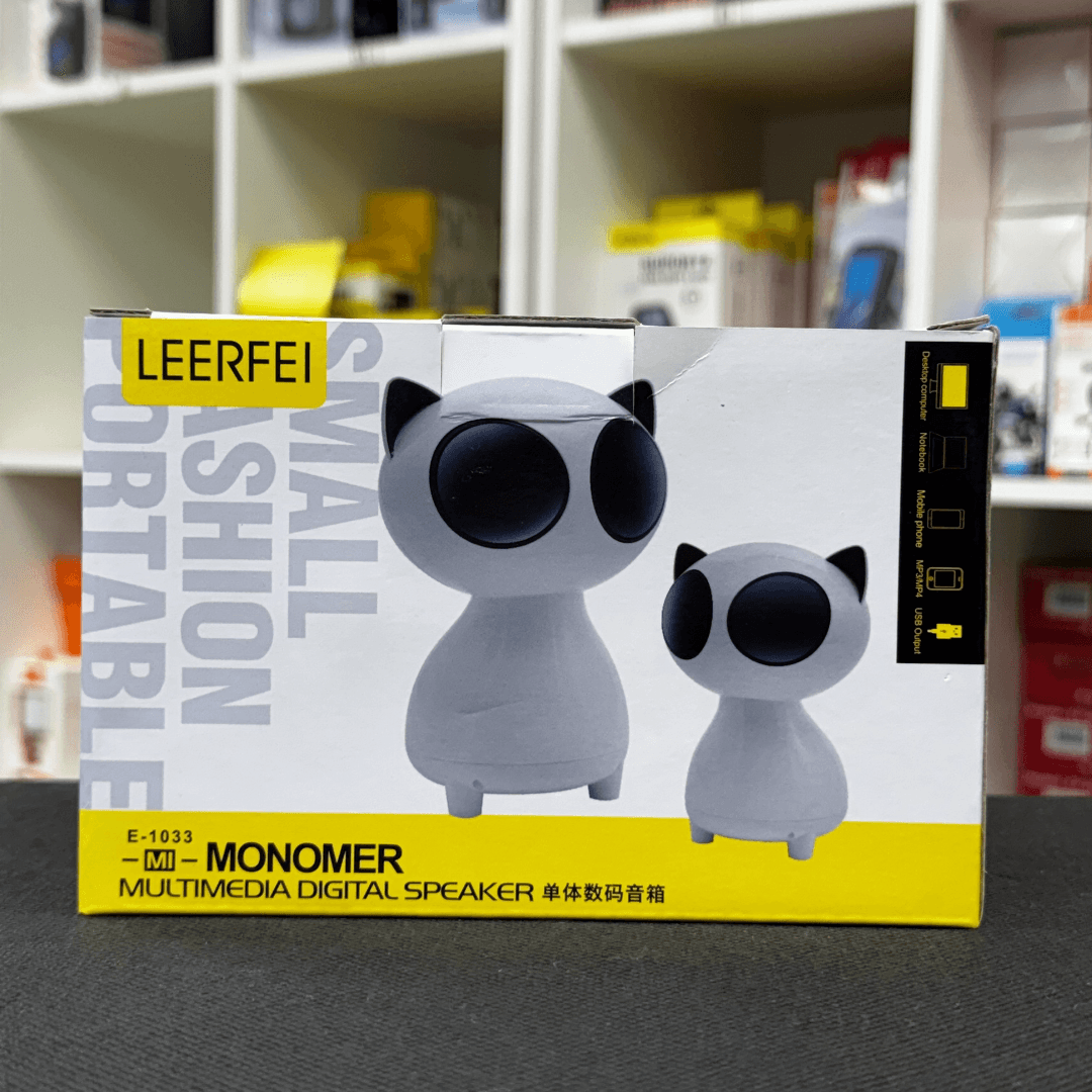 Caixa de som gatinho para PC LEERFEI M1
