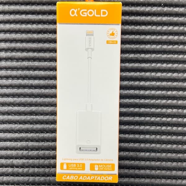 Adaptador USB FEMEA para IOS CBA-02 a´GOLD