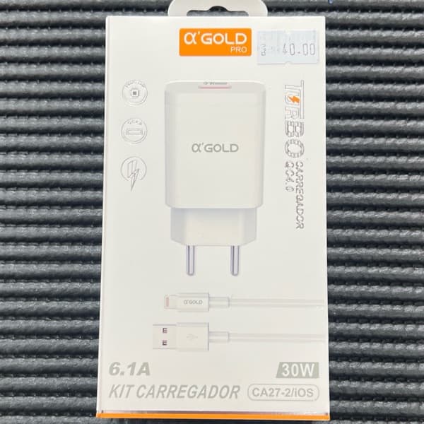Kit carregador 30W Turbo CA27-2/IOS