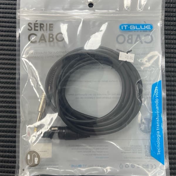Cabo para microfone XLR / P10 3 metros LE-6622