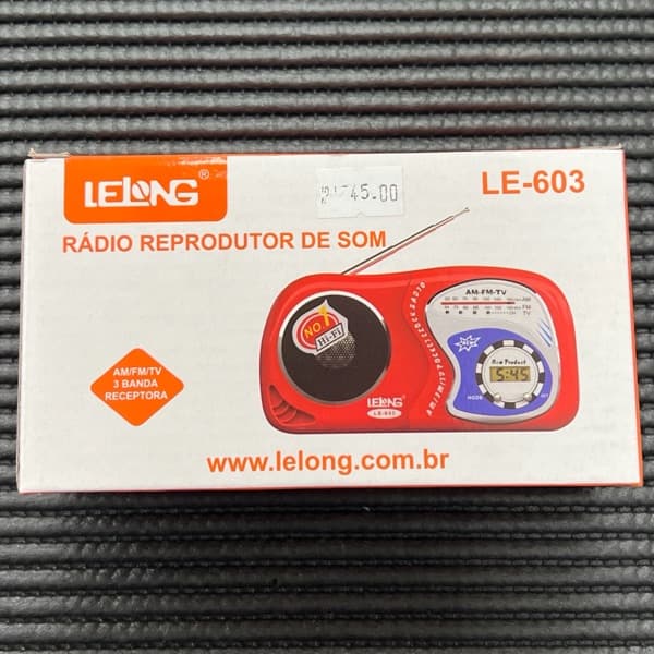 Rádio reprodutor de som LE-603 LELONG