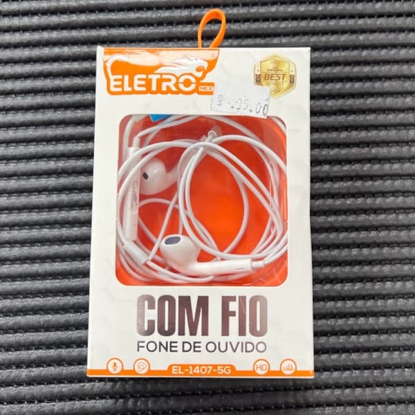 Fone com fio IOS EL-1407-5G ELETRO
