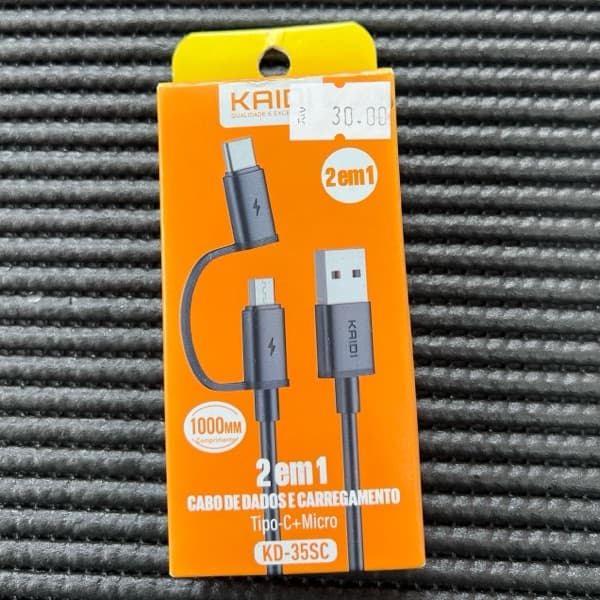 Cabo USB Tipo-C/Micro 2 em um KD-35SC