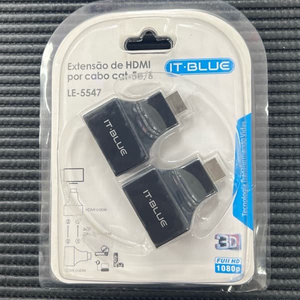 Duas extensões de HDMI por cabo cat-5e/6 LE-5547